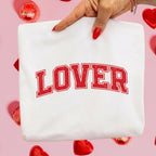 Lover Sweatshirt & Tee – Classic Valentine’s Day Varsity Shirt