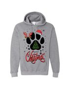 Merry Christmas Paw Print Holiday Apparel – Festive Pet Lover Christmas Design