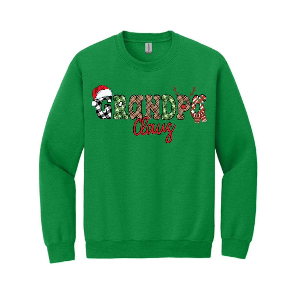 Holiday Crewneck Sweatshirt-Grandpa Claus Christmas Apparel – Fun & Festive Holiday Outfit for Grandpas