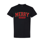 Minimalist Holiday Shirt - Merry Christmas Graphic Apparel