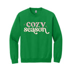 Holiday Crewneck Sweatshirt-Retro “Cozy Season” Apparel – Perfect for Fall, Winter, and All Things Snuggly