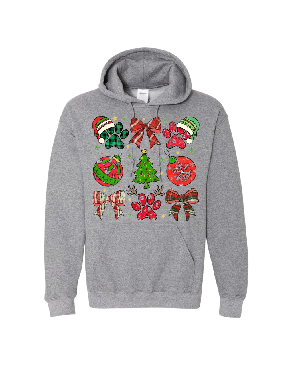 Paw Print Christmas Apparel – Festive Dog Lover Holiday Gift