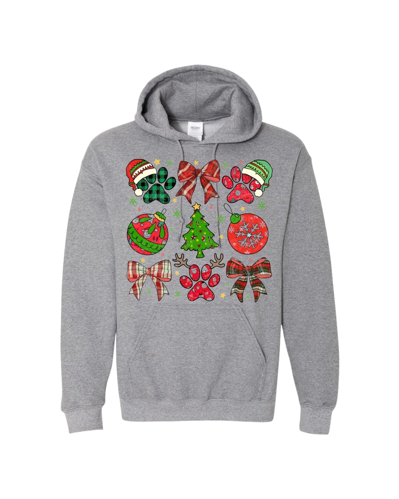 Paw Print Christmas Apparel – Festive Dog Lover Holiday Gift