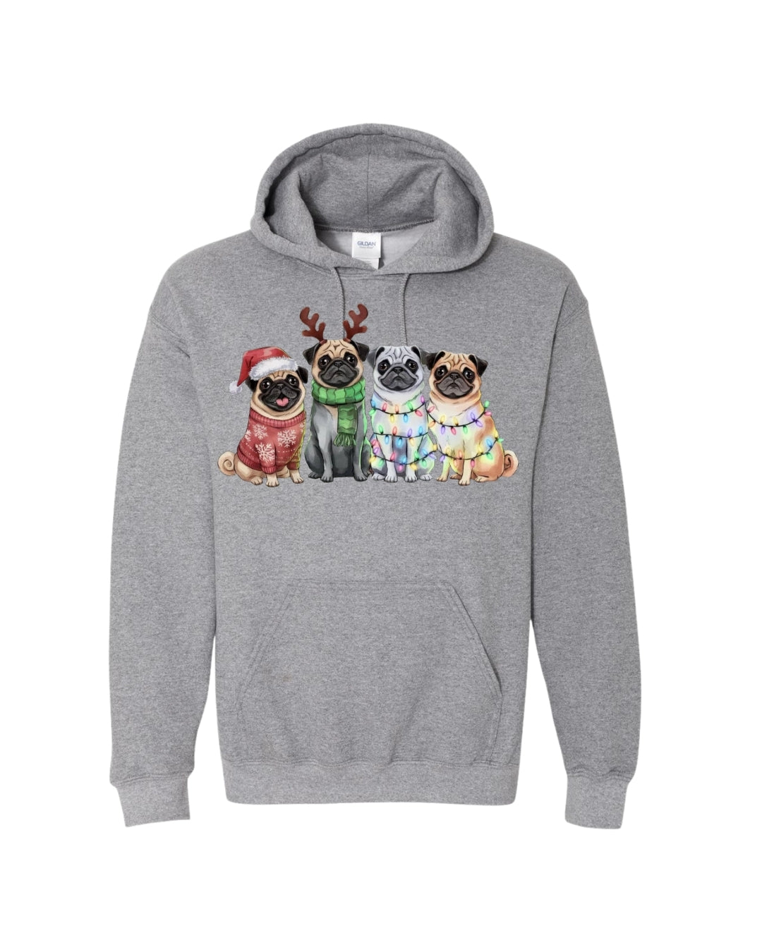 Festive Pug Christmas Apparel – Cute Holiday Dog Lover Gift