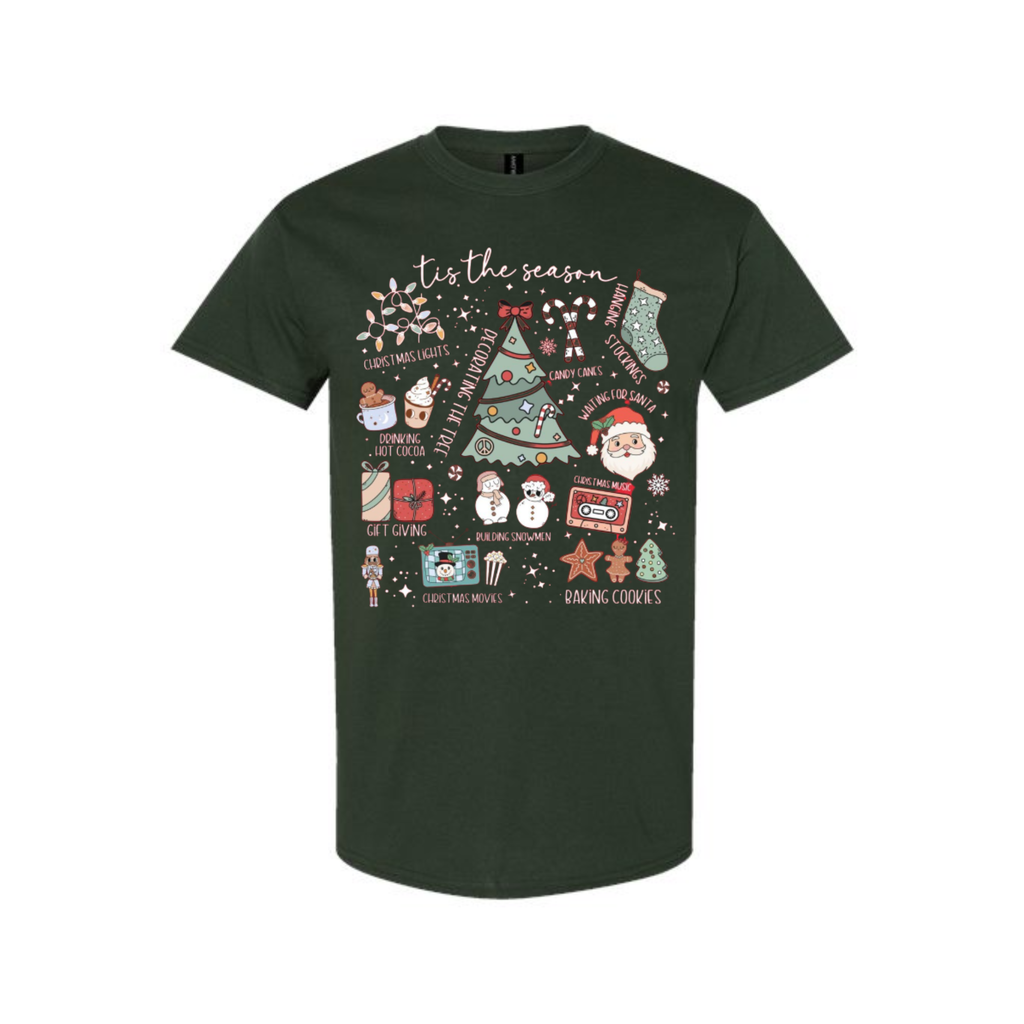 Holiday Shirt - ‘Tis the Season’ Christmas Icons