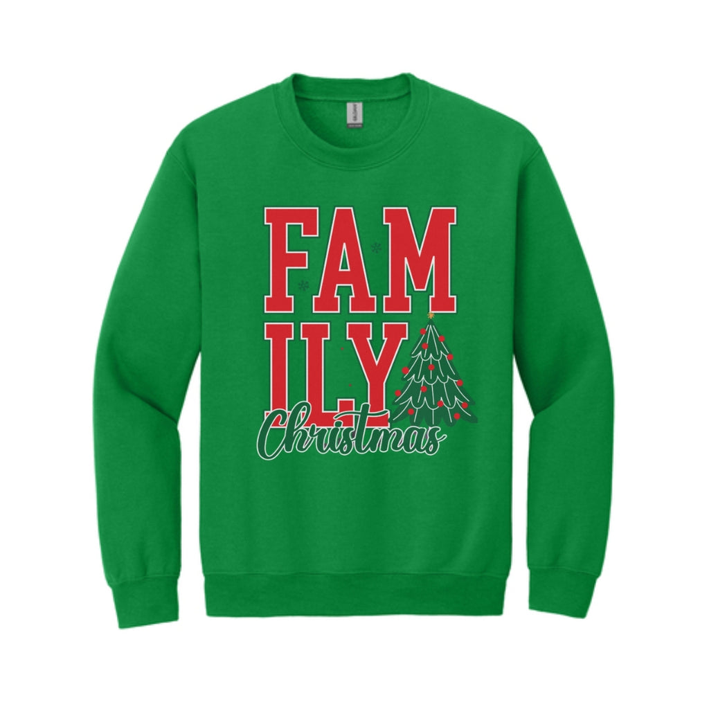 Holiday Crewneck Sweatshirt-FamILY Christmas