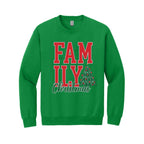 Holiday Crewneck Sweatshirt-FamILY Christmas