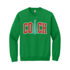 Holiday Crewneck Sweatshirt-Festive “Coach” Christmas Apparel – Holiday Gift for Sports Coaches