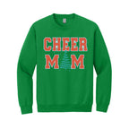 Holiday Crewneck Sweatshirt-Festive “Cheer Mom” Christmas Apparel – Perfect Holiday Spirit Wear for Cheer Moms