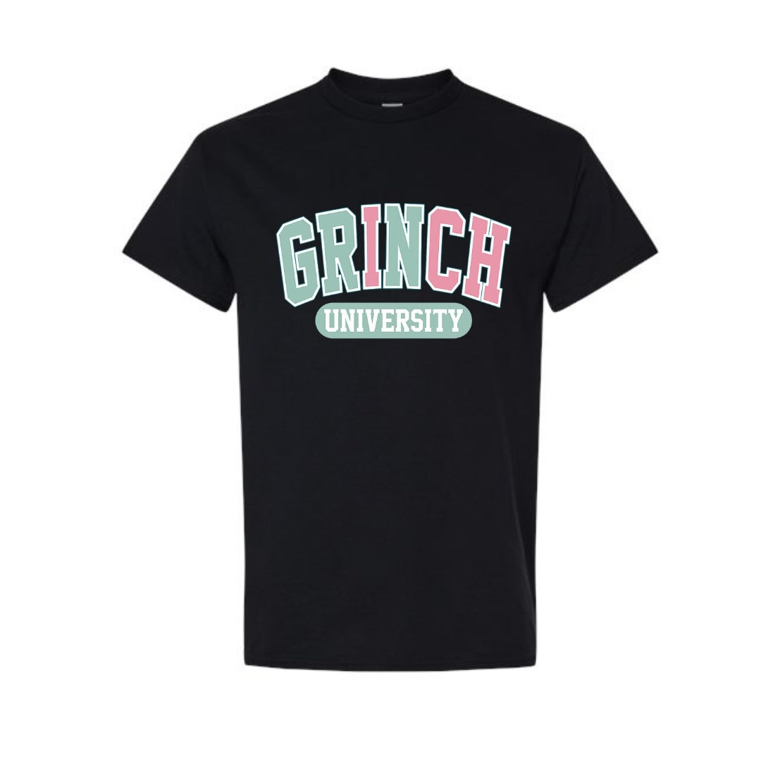 Holiday Shirt -Grinch University Graphic