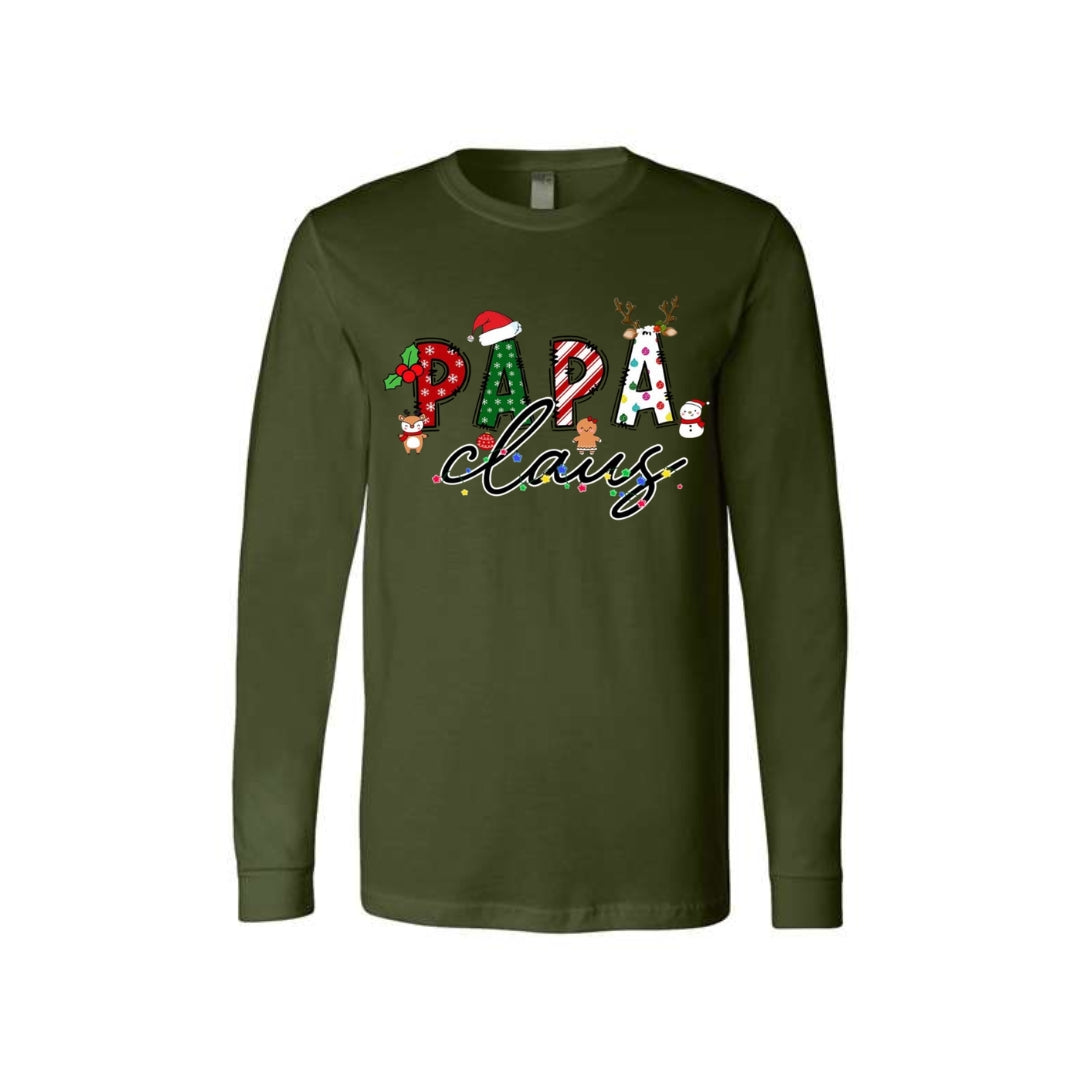 Holiday Long Sleeves--Daddy Claus Christmas Apparel – Festive Holiday Outfit for Dads Who Love Christmas (Copy)