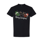 Merry & Furry Tees: Merry Woofmas Paw Print Apparel – Festive Dog Lover Christmas Gift