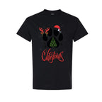 Merry & Furry Tees: Merry Christmas Paw Print Holiday Apparel – Festive Pet Lover Christmas Design