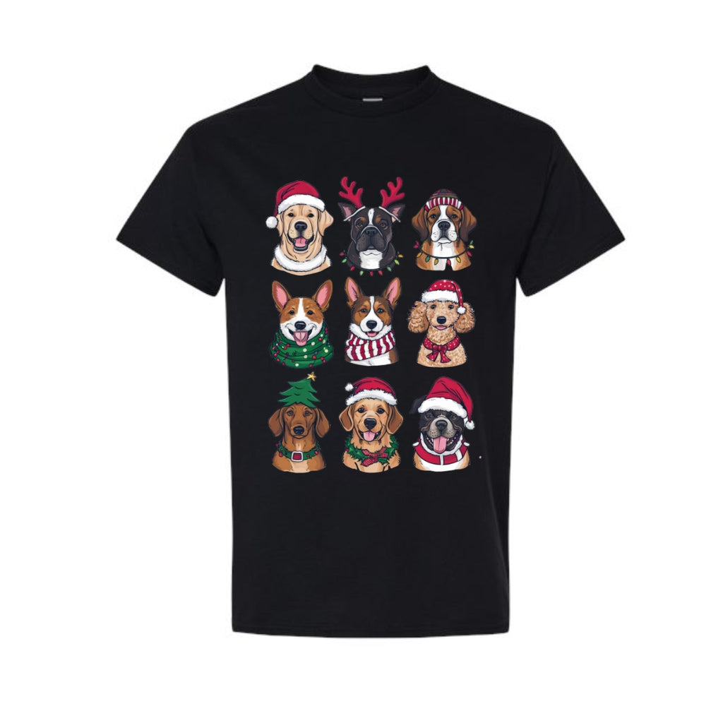 Merry & Furry Tees: Festive Christmas Dog Apparel – Cute Holiday Dog Lover Design