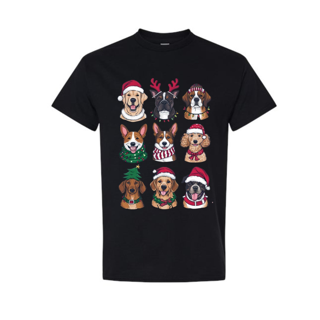Merry & Furry Tees: Festive Christmas Dog Apparel – Cute Holiday Dog Lover Design