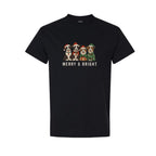 Merry & Furry Tees: Merry & Bright Border Collie Christmas Design – Festive Holiday Dog Lover Gift