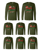 Holiday Long Sleeves- Family Claus Christmas Apparel Collection – Matching Holiday Outfits for the Whole Family