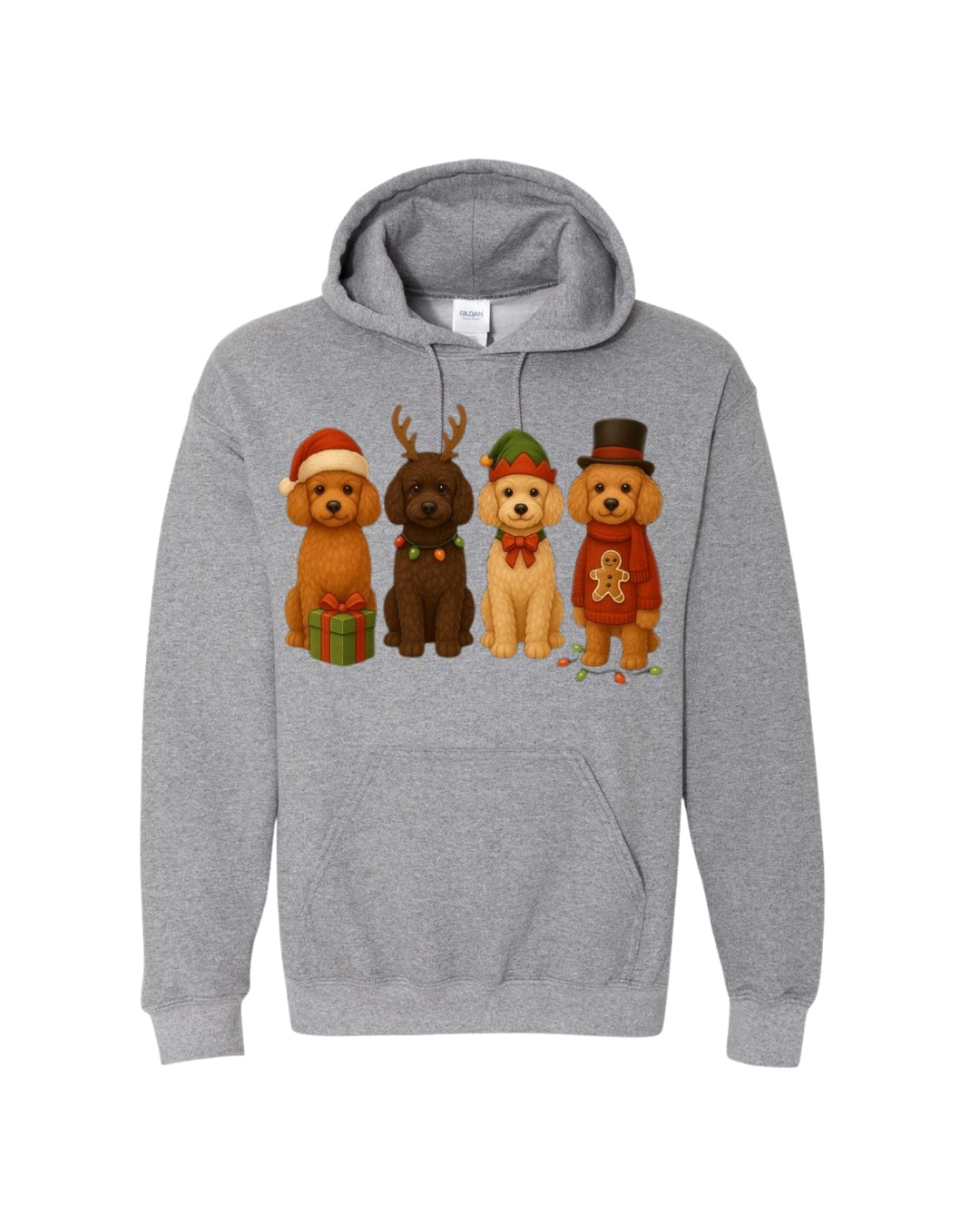 Christmas Poodle Dog Squad Design – Festive Holiday Dog Lover Gift