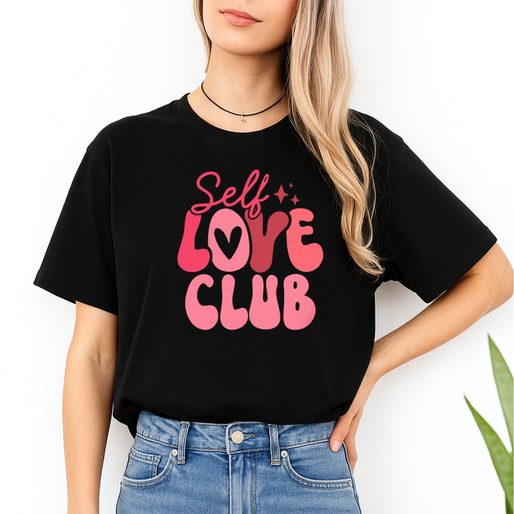 Self Love Club Sweatshirt & Tee – Valentine’s Day Self-Care Outfit