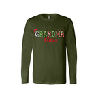 Holiday Long Sleeves- Grandma Claus Christmas Apparel – Fun Holiday Outfit for Festive Grandmas