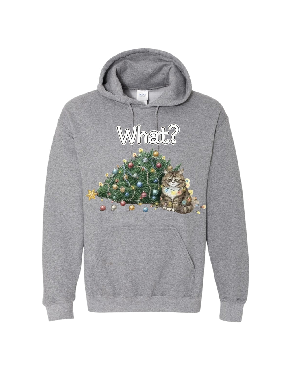 “What?” Holiday Cat Lover Gift
