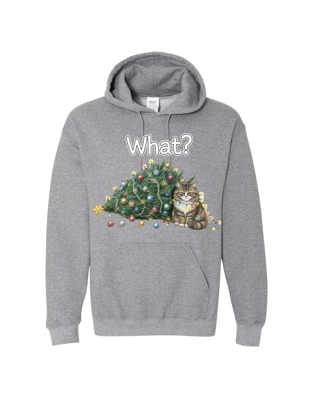“What?” Holiday Cat Lover Gift