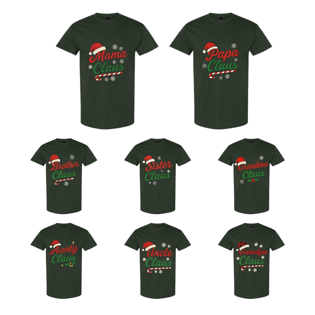Holiday Shirt - Family Claus Christmas Apparel Collection – Matching Holiday Outfits for the Whole Family