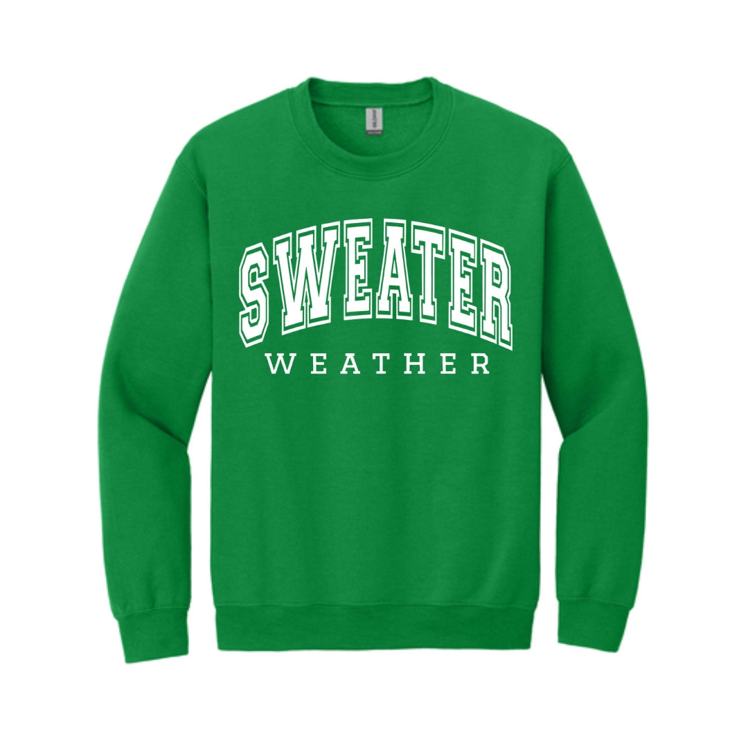 Holiday Crewneck Sweatshirt-Sweater Weather