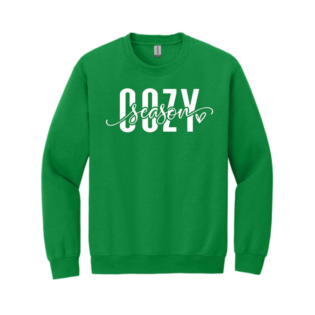 Holiday Crewneck Sweatshirt– Cozy Season Script Design