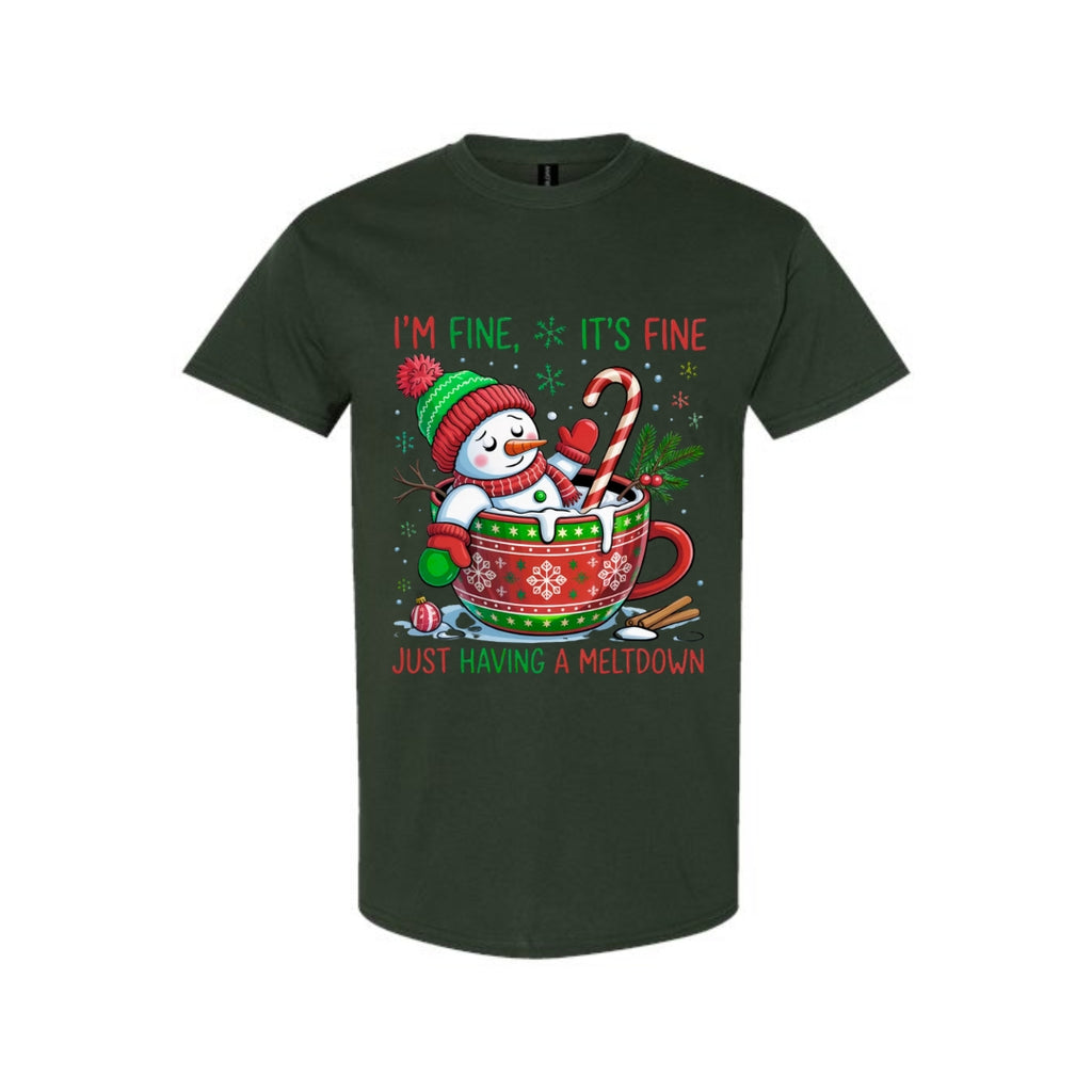 FUNNY HOLIDAY SHIRT: “Everything Is Fine — Just Having a Meltdown” V2