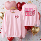 In My Valentine Era Sweatshirt – Pink Valentine Crewneck | Cute Heart Sweater | Cozy Valentine Outfit Pullover
