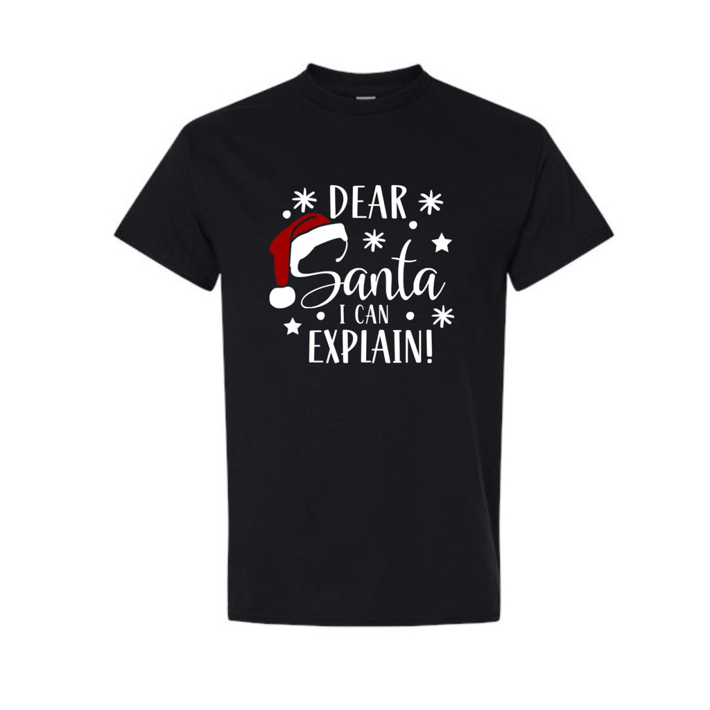 FUNNY HOLIDAY SHIRT: Dear Santa, I Can Explain!