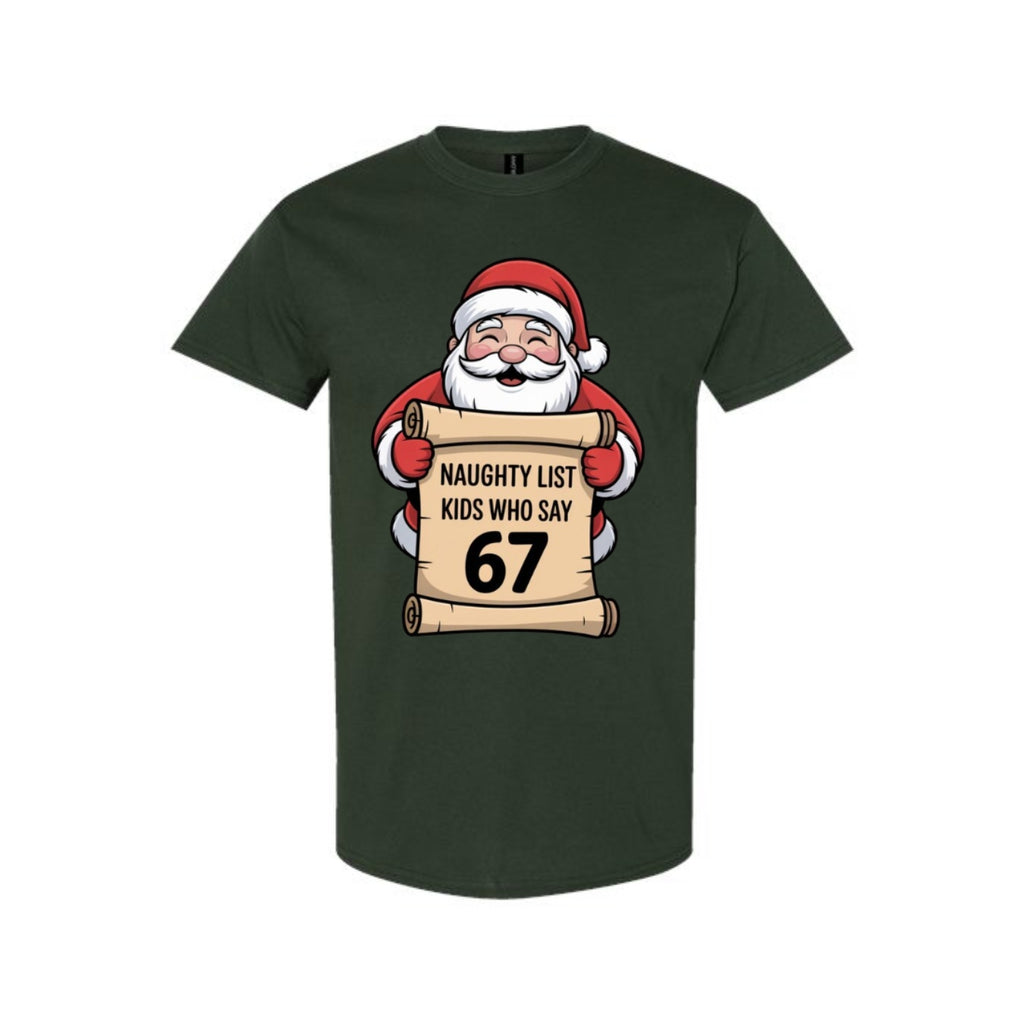 FUNNY HOLIDAY SHIRT: “Santa’s Naughty List Number”