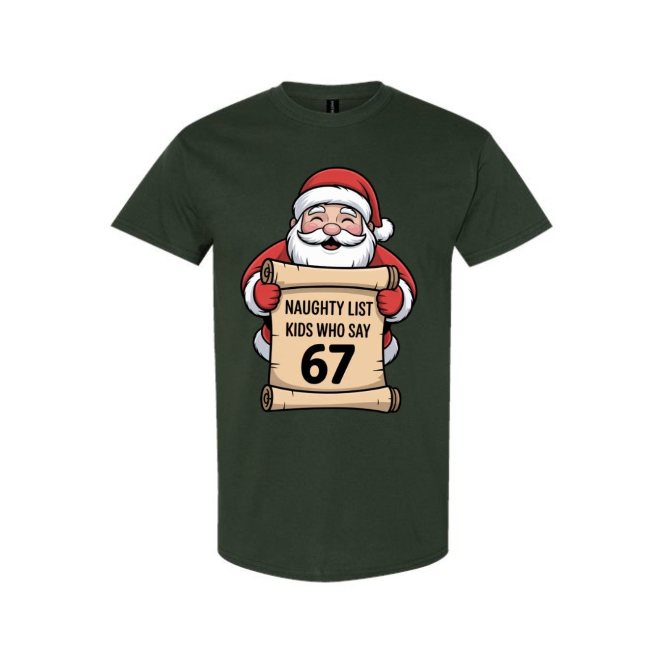 FUNNY HOLIDAY SHIRT: “Santa’s Naughty List Number”