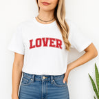 Lover Sweatshirt & Tee – Classic Valentine’s Day Varsity Shirt