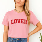 Lover Sweatshirt & Tee – Classic Valentine’s Day Varsity Shirt