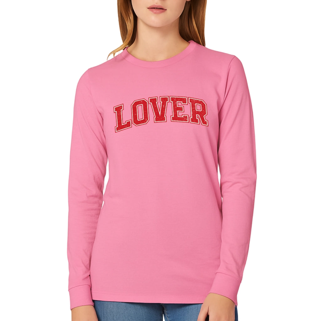 Lover Sweatshirt & Tee – Classic Valentine’s Day Varsity Shirt
