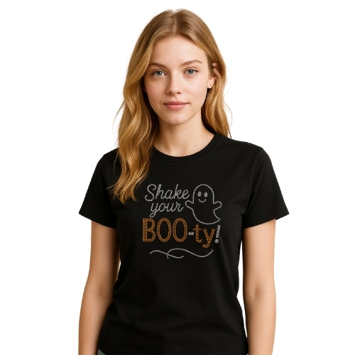 Rhinestone Shake Your BOO-ty T-Shirt