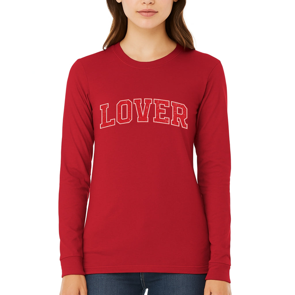 Lover Sweatshirt & Tee – Classic Valentine’s Day Varsity Shirt