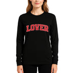 Lover Sweatshirt & Tee – Classic Valentine’s Day Varsity Shirt
