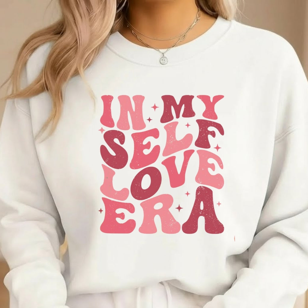 In My Self Love Era Sweatshirt & Tee – Valentine’s Day Self-Love Outfit