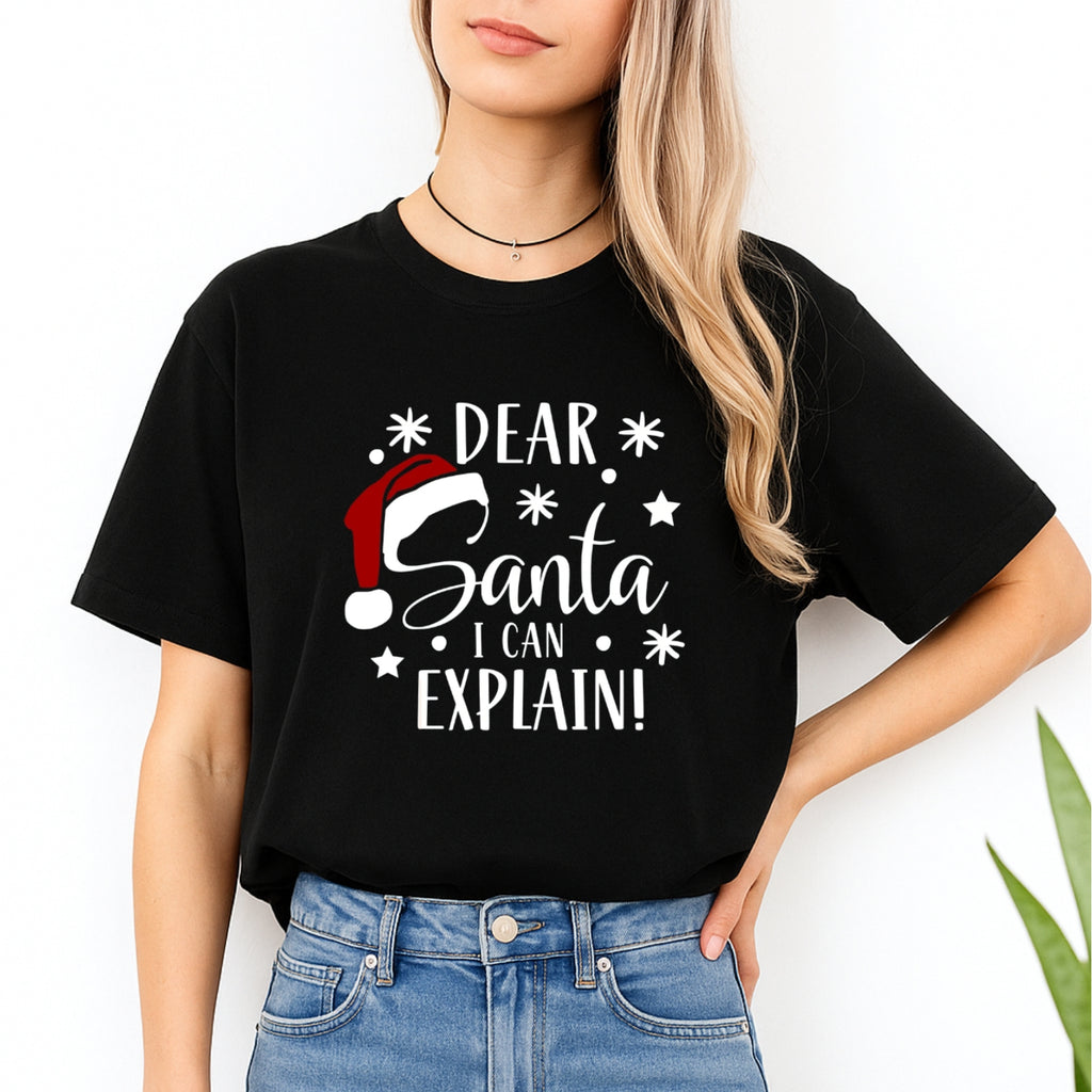 FUNNY HOLIDAY SHIRT: Dear Santa, I Can Explain!
