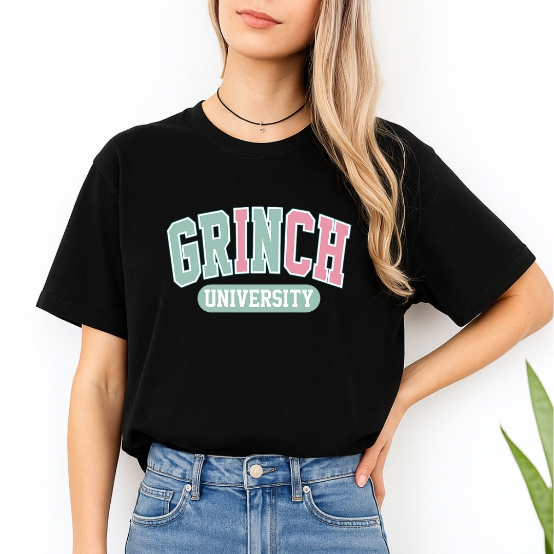 Holiday Shirt -Grinch University Graphic