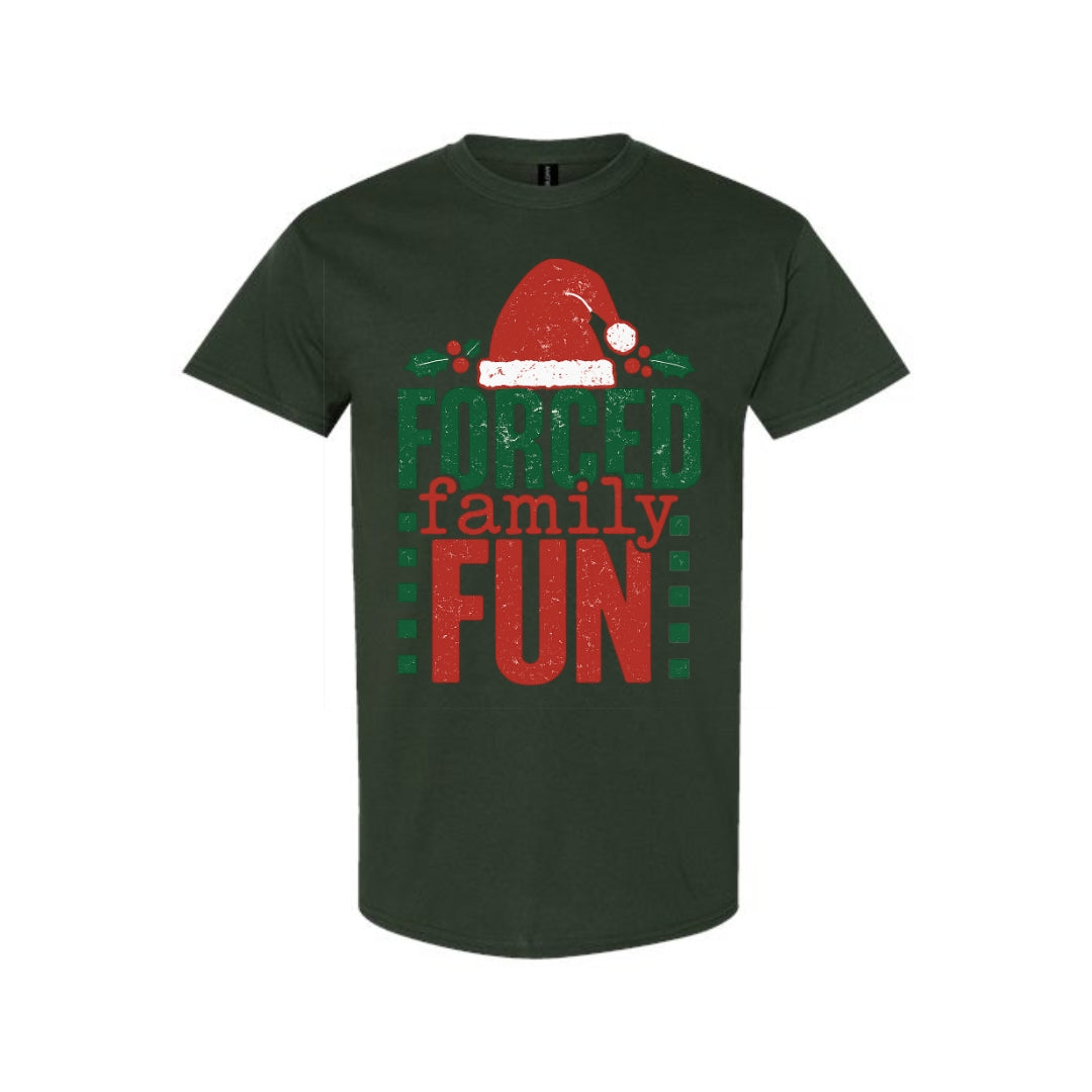 “Holiday Forced Family Fun Festive Humor Design”