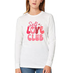 Self Love Club Sweatshirt & Tee – Valentine’s Day Self-Care Outfit