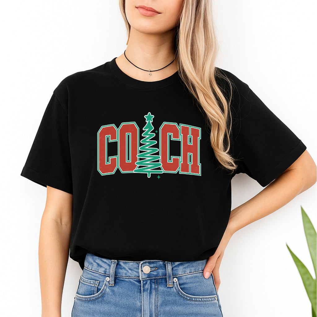 Holiday Shirt - Festive “Coach” Christmas Apparel – Holiday Gift for Sports Coaches