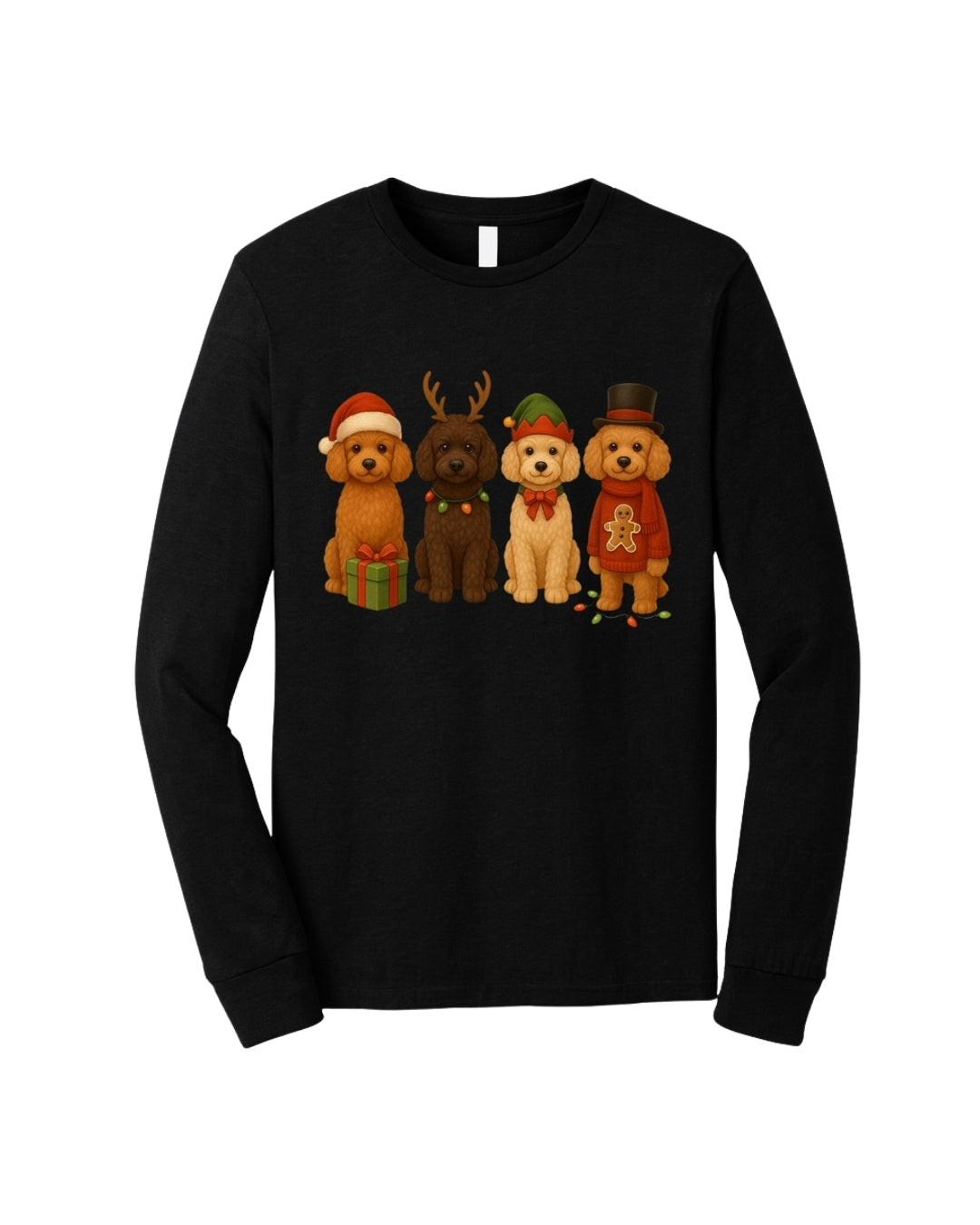 Christmas Poodle Dog Squad Design – Festive Holiday Dog Lover Gift