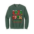 Holiday Crewneck Sweatshirt- “2025 Christmas Crew” Holiday Design