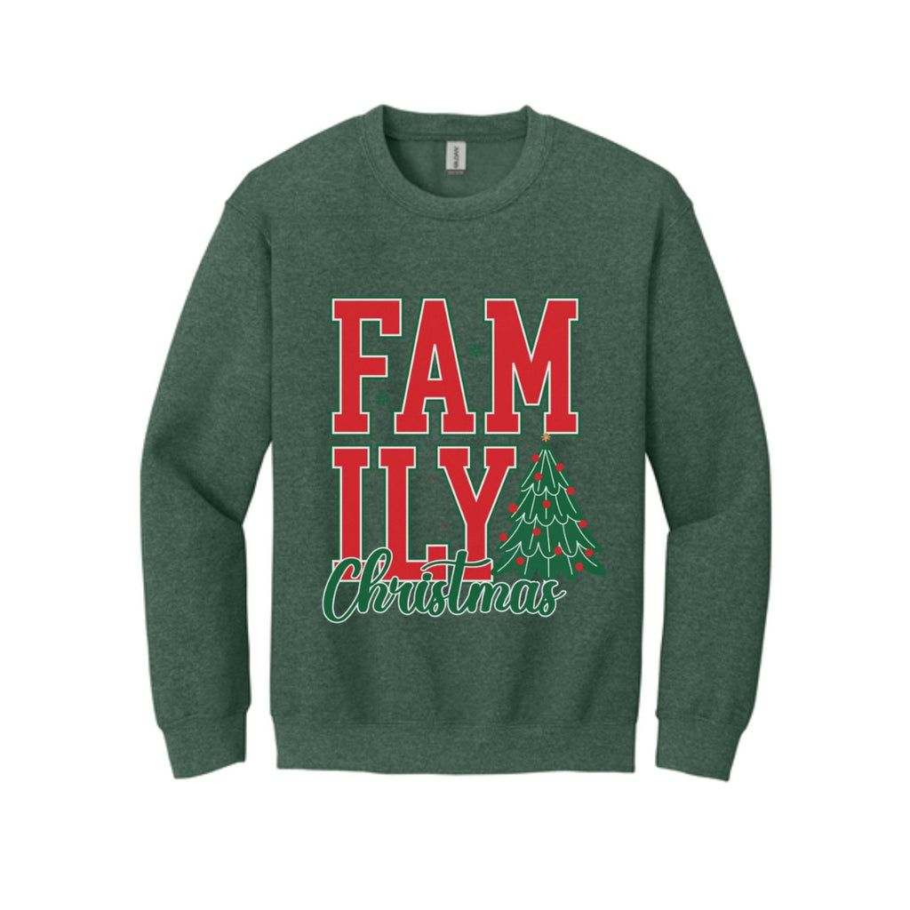 Holiday Crewneck Sweatshirt-FamILY Christmas