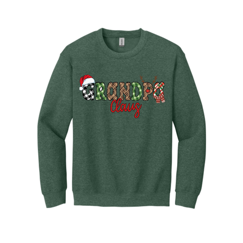 Holiday Crewneck Sweatshirt-Grandpa Claus Christmas Apparel – Fun & Festive Holiday Outfit for Grandpas